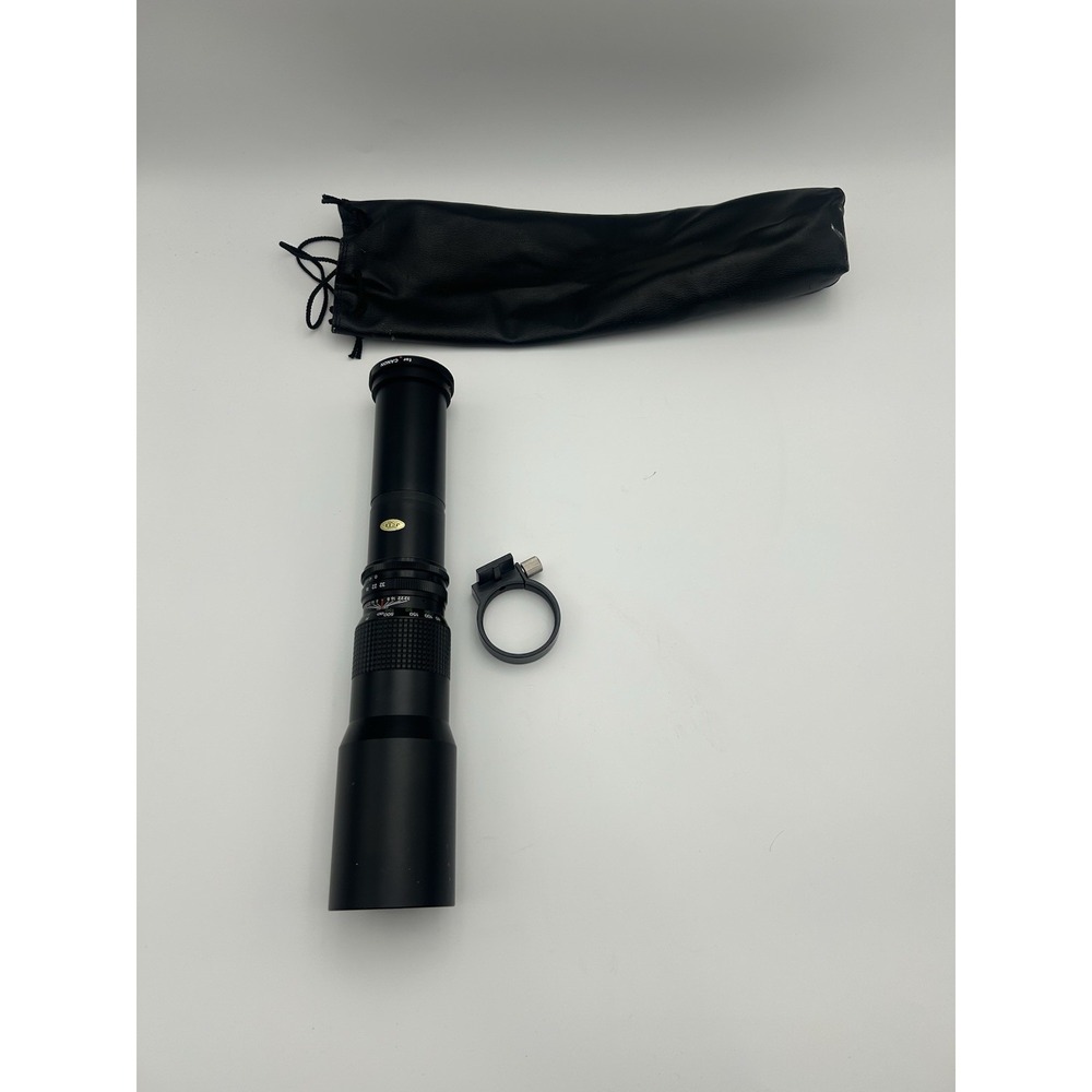 Kimunor 500mm f/8 Telephoto Prime Lens T-Mount Manual Focus Japan w/ Case